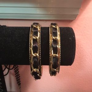 Black and Gold Bangles